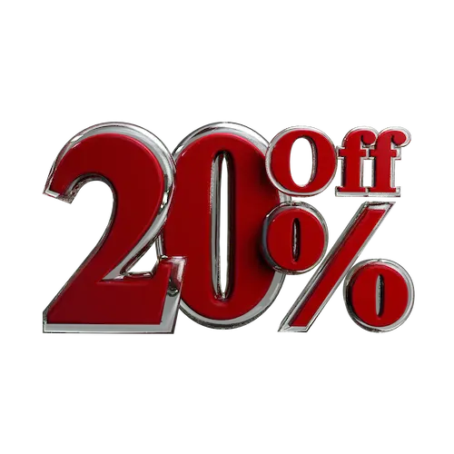 20% banner